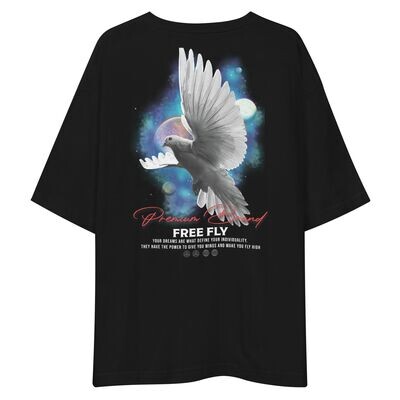 Unisex Oversize Shirt ,,Dove" (black)