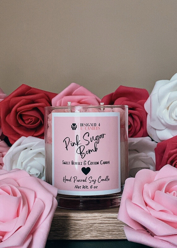 Pink Sugar Bomb Candle