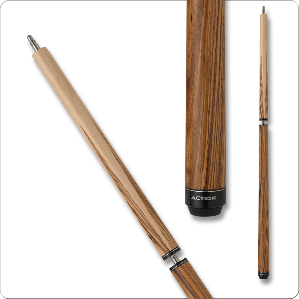 Action ACTBJZ Break Jump Cue - Zebrawood