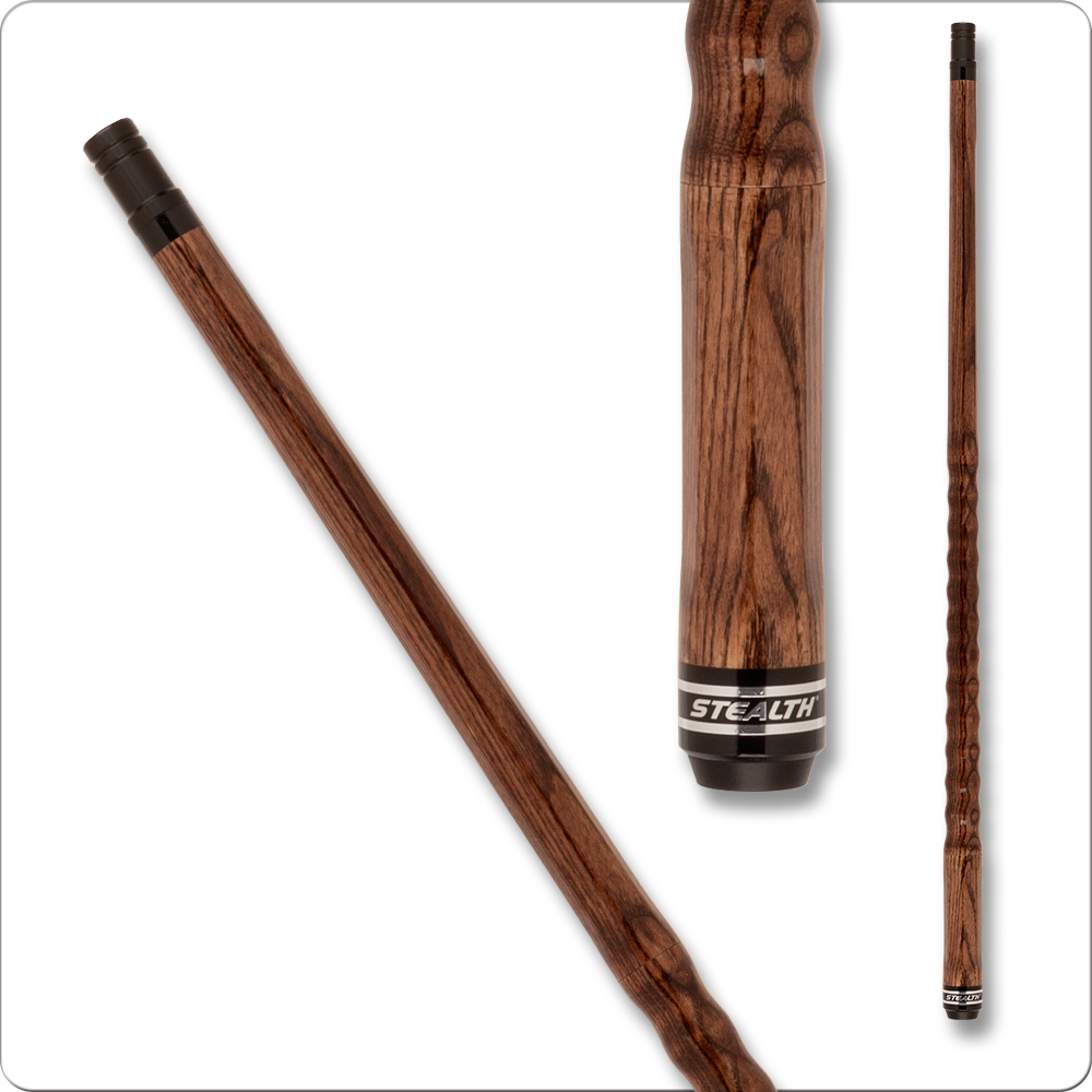 Stealth STH415 Sandalwood Stain Ash Pool Cue- 3pc