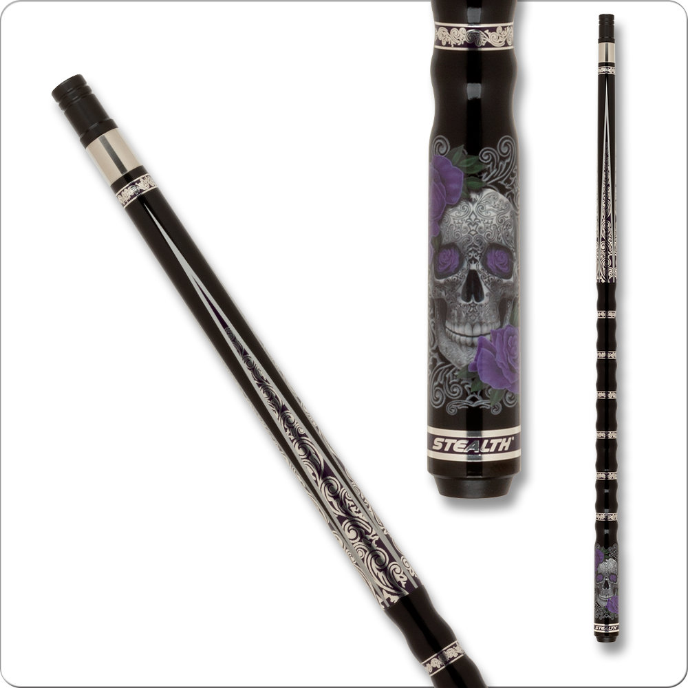 Stealth STH425 Sugar Skull Pool Cue