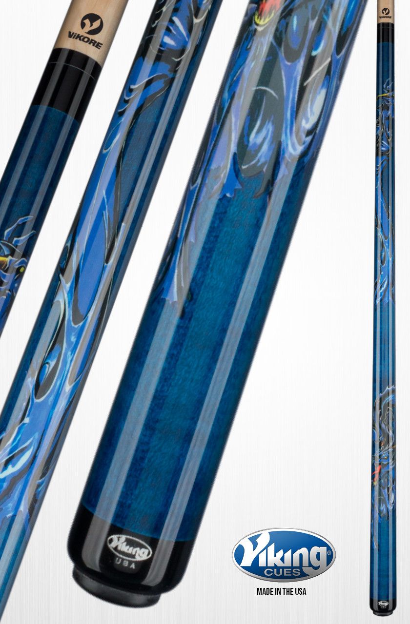 Viking De-Cues - Blue Dragon