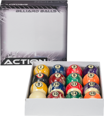 Action BBWM White Marble Ball Set