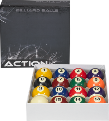 Action BBSTD Standard Pool Ball Set