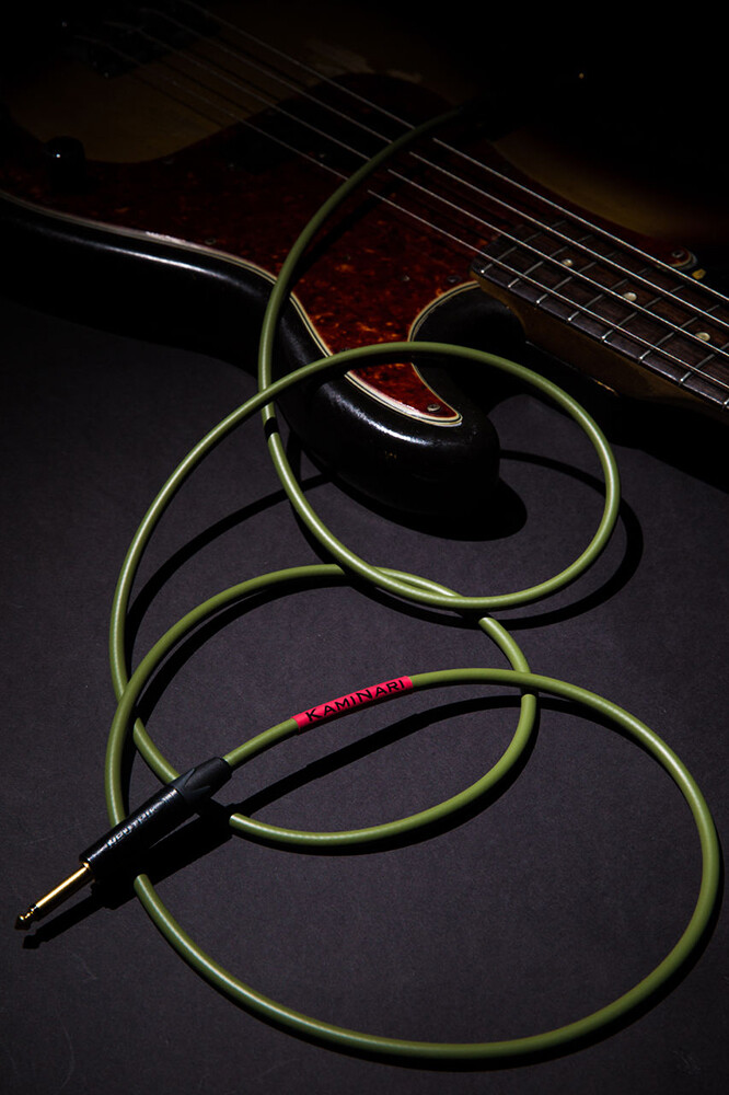 Kaminari Electric Bass Cable 3m Angled to Straight