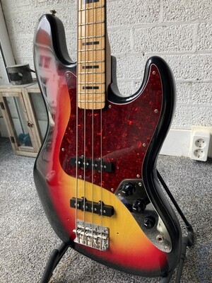 Greco JB-500S Electric Bass 1976 Sunburst