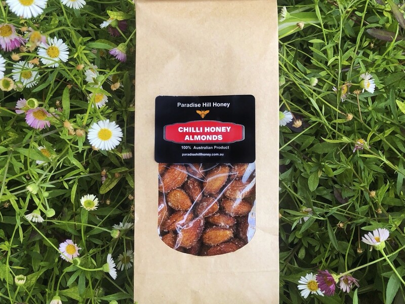Chilli Honey Almonds