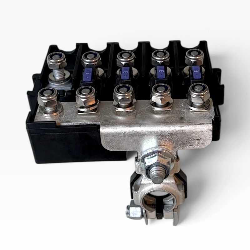 5-Way MIDI Fuse Distribution Block with Positive Terminal Cover