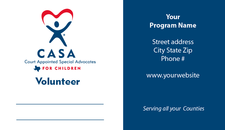 Volunteer Business Cards