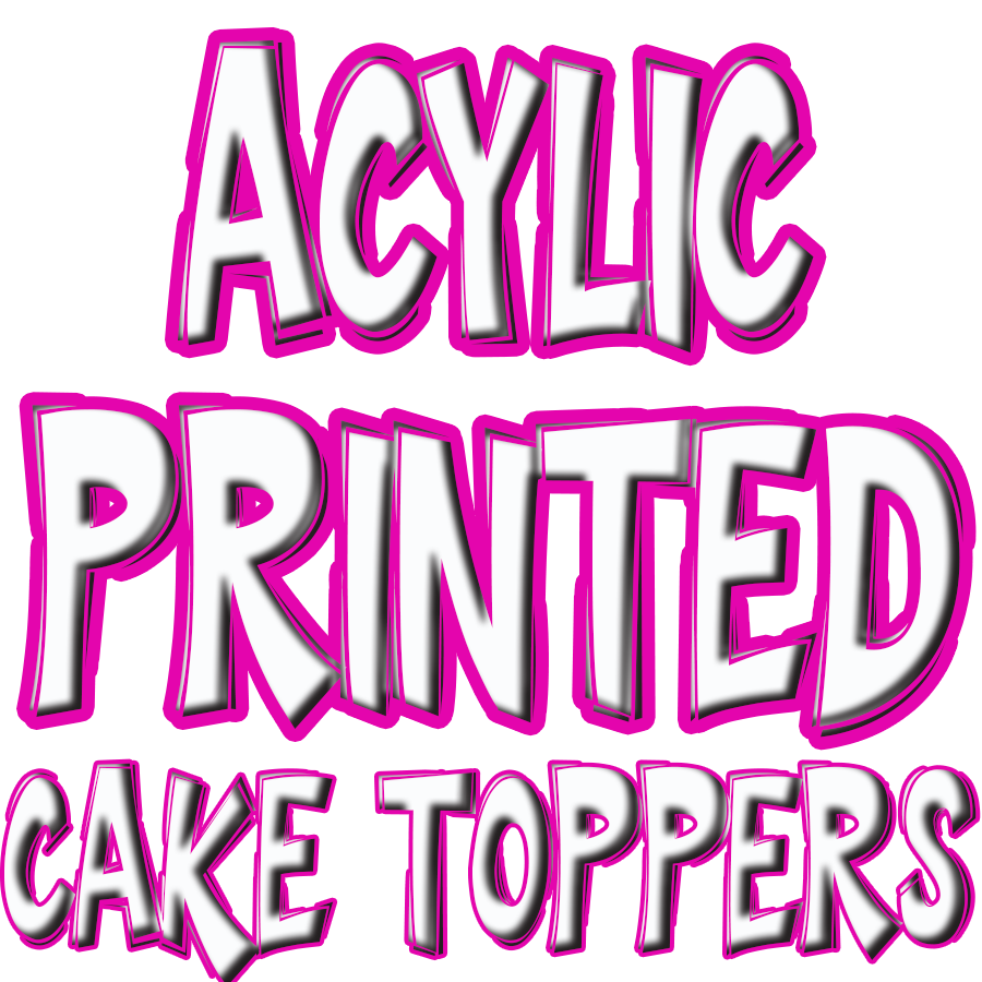 Acrylic Cake Toppers