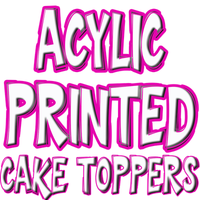 Acrylic Cake Toppers