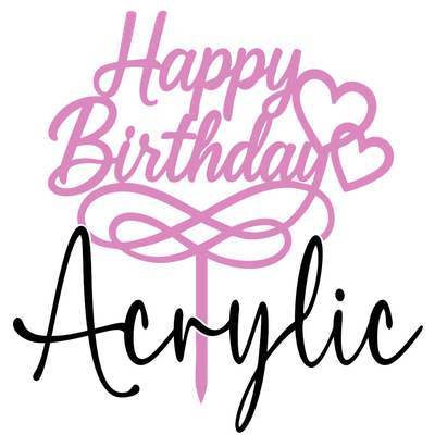 Acrylic Cake Toppers