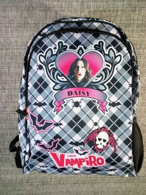 Sac à Dos Chica Vampiro - Daisy/Cœur Chauve Souris - 46 x 32 x 15 cm