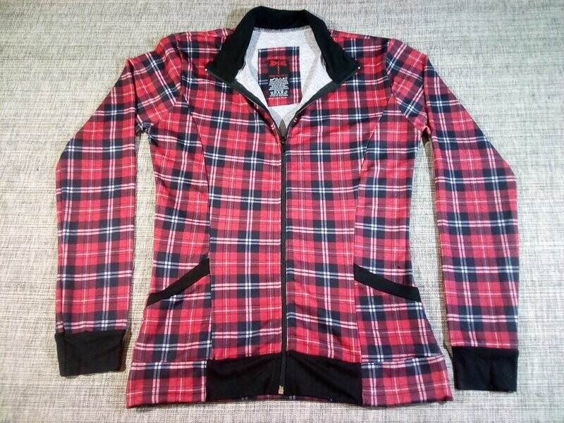 Blouson Été - 42/44 - Écossais Rouge & Noir