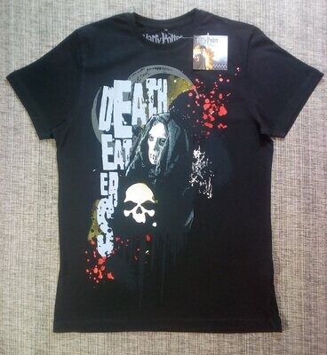 T-Shirt - L - Harry Potter - Personnage du Film Le Fantôme Noir "Death Eaters" - "Collecteur"