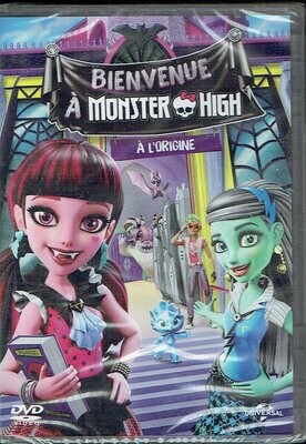 Bienvenue à Monster High, "A l'Origine", les Monstres Rêvent d'une École et d'un Monde où les Humains pourraient Coexister - 1 DVD