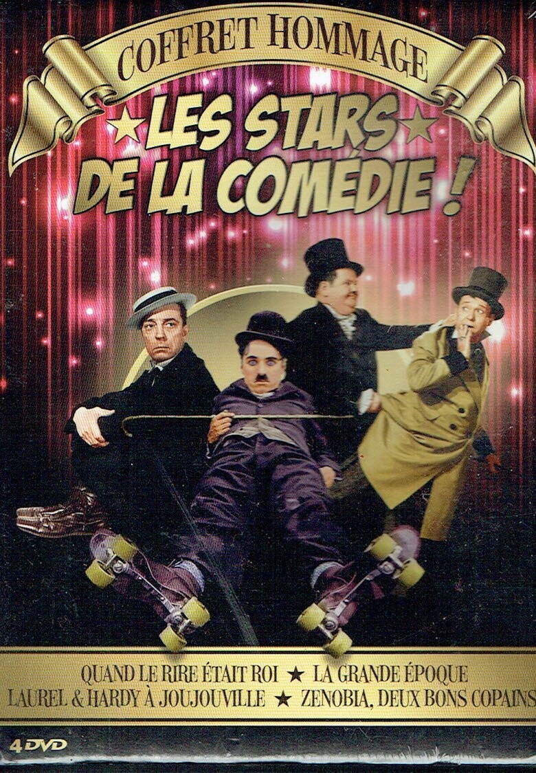Coffret Hommage "Aux Pionniers du Rire" - Les Stars de la Comédie, Quand Charlie, Laurel, Hardy, Buster, Harry dans cette Grand Époque où le Rire était Plaisir des Petits et des Grands sur 2 DVD