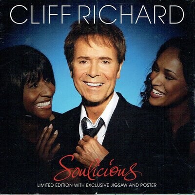 Coffret "Cliff Richard" Exclusive "Soulicions" Retrouvez ses 15 Titres en Édition Limitée avec 1 CD Audio + Puzzle 200 Pièces + Poster