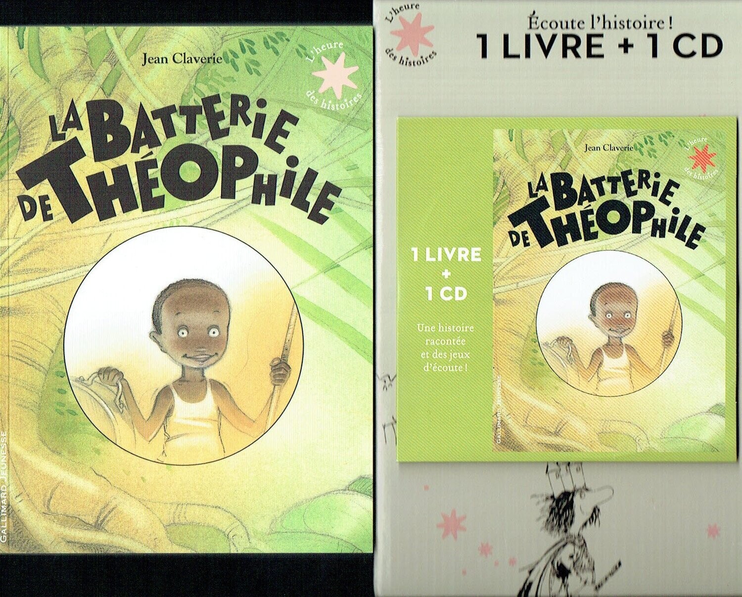 Coffret "Livre + CD Audio" Découvrez ce Conte "La Batterie de Théophile", Raconté par Joël Toussaint, Et Aussi des Jeux d’Écoute Rigolos et très Instructifs...