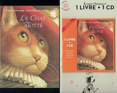 Coffret Coffret "Livre + CD Audio" Découvrez ce Conte "Le Chat Botté", Raconté par Thierry Hancisse, Et Aussi des Jeux d’Écoute Rigolos et très Instructifs...