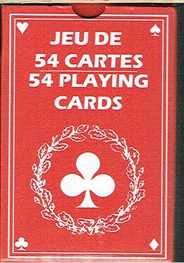 Un Jeu de 54 Cartes Un Jeu de 54 Cartes "Gedif", pour jouer aux Jeux Traditionnels de Cartes", De Belles Cartes Bleu Royales, pour les Enfants et les Anciens, à vous de Jouer.