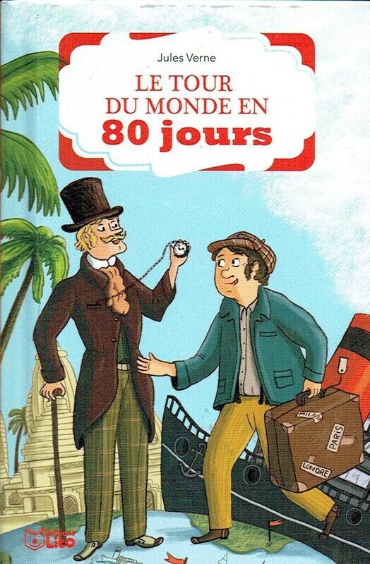Un Classique, "Le Tour du Monde en 80 jours", Suite à un Pari, un Scientifique avec son domestique Relève ce défis, 80 Jours...