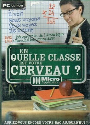 En Quelle Classe est Votre Cerveau ? - Jeu PC En Quelle Classe est Votre Cerveau ? - Jeu PC