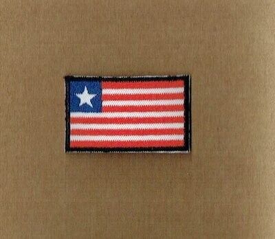 Patch/Écusson Broderie à Coudre - Drapeau Américain avec une "Étoile", Dimension  5 x 3 cm