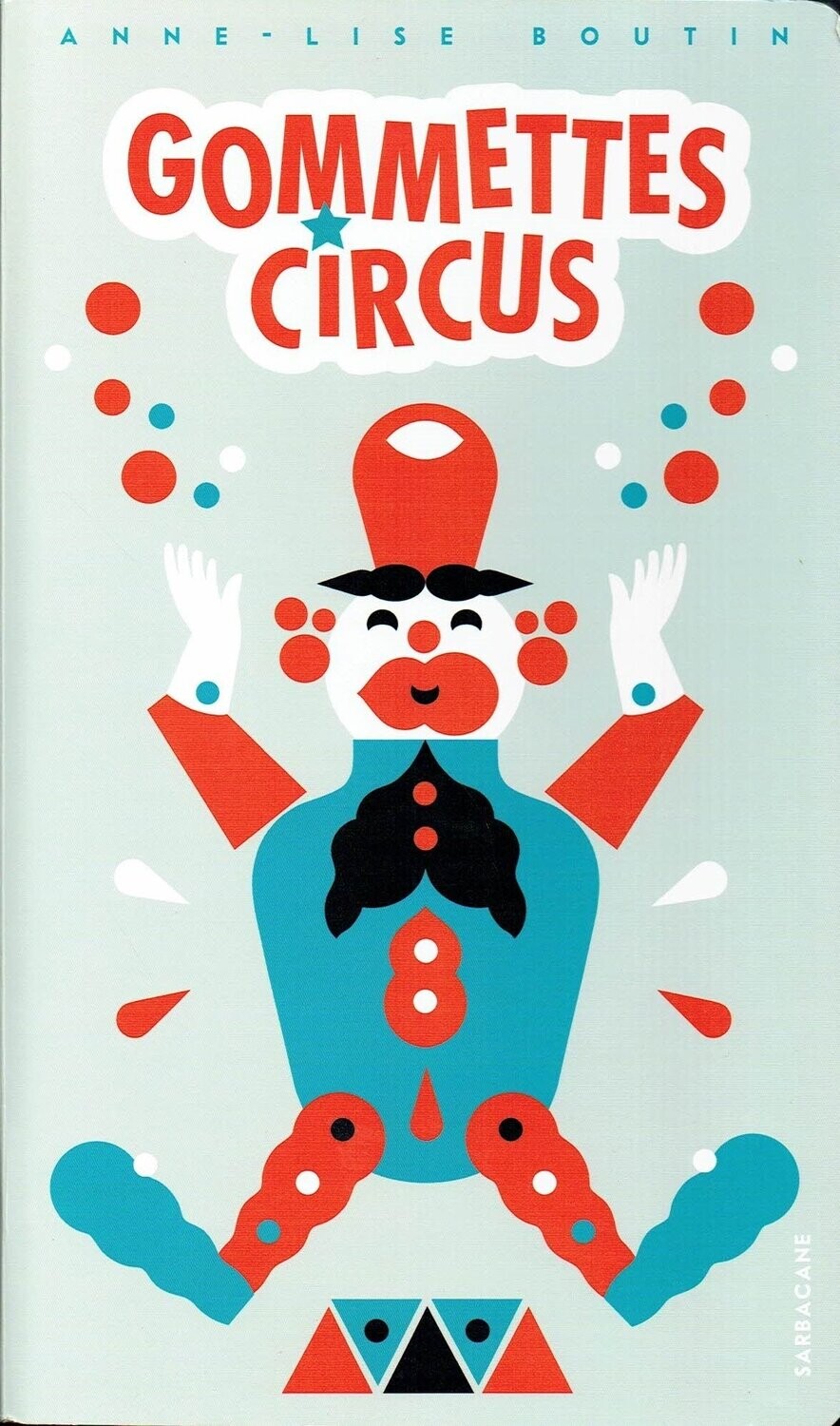 Les Gommettes "Circus" avec 6 Maxi Planches, Gommettes qui sont Repositionnables,  Ils Rient, ils Pleurent, ils Râlent et font des Farces Folles voici "les Clowns, les Jongleurs et les Ballerines.".