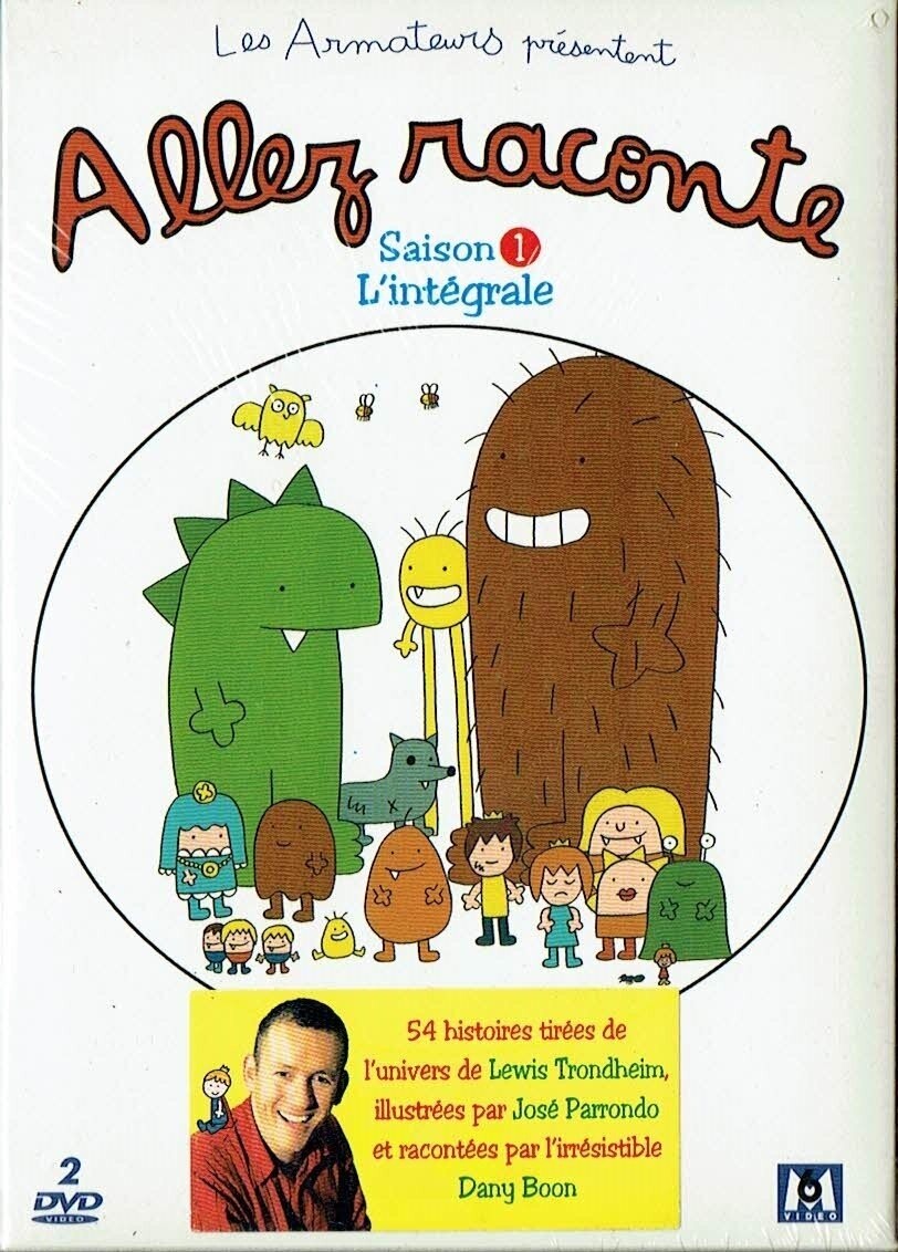 Allez Raconte, 54 Histoires tirées de l'Univers de Lewis Trondheim Raconté par Dany Boon - Saison 1, L'Intégrale sur 2 DVD
