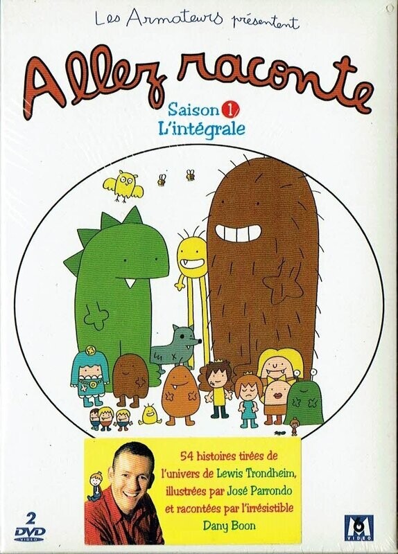 Allez Raconte, 54 Histoires tirées de l'Univers de Lewis Trondheim Raconté par Dany Boon - Saison 1, L'Intégrale sur 2 DVD