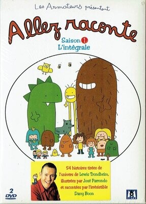 Allez Raconte, 54 Histoires tirées de l'Univers de Lewis Trondheim Raconté par Dany Boon - Saison 1, L'Intégrale sur 2 DVD