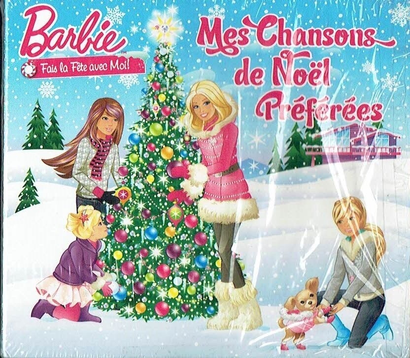 Barbie "Fait la Fête avec Moi", Organise ta Meilleure Fête de Noël avec la Sélection des plus Grands Succès de Barbie - Mes Chansons de Noël Préférés avec 15 Titres - 1 CD