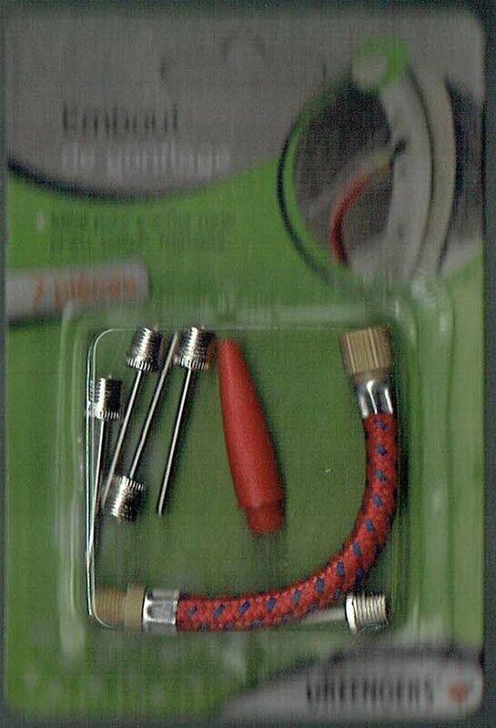 Kit de 7 Embouts de Gonflage Pour les Roue, Ballons, Matelas,  Les Vélos, et Autres - 7 Types d'Embouts
