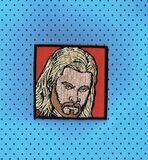 Patch/Écusson - Portrait Thor Avenger - 6 x 6 cm