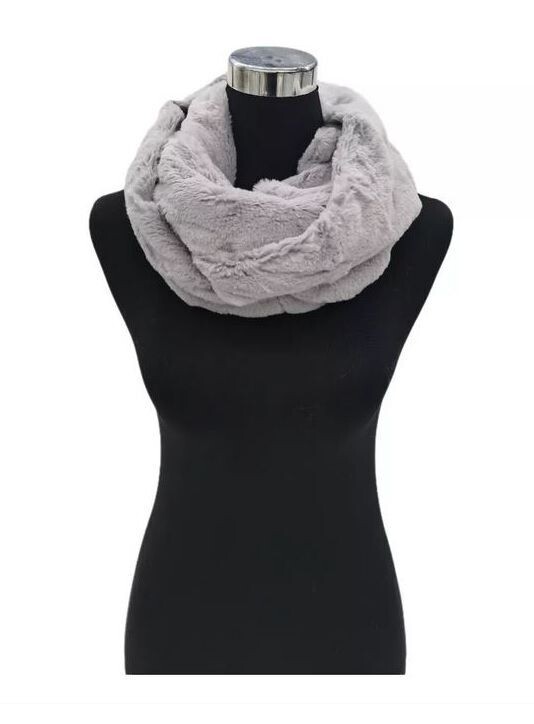 Snood/Tour de Cou - Double - Gris - 20x78 cm - 100% Viscose