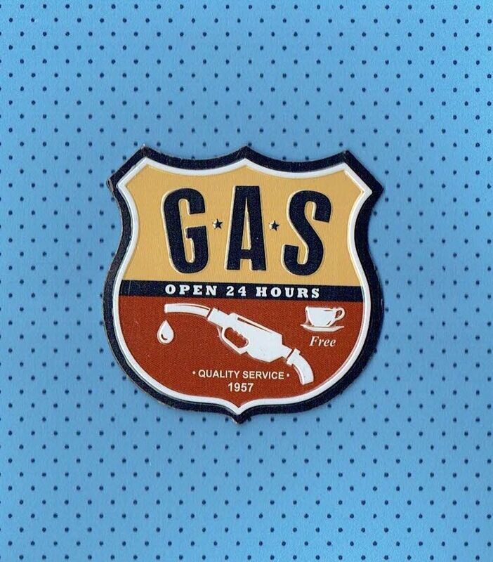 Magnet - Plaque Magnétique en Forme de Bouclier - Gas Pistolet Pompe - 11 x 11 cm