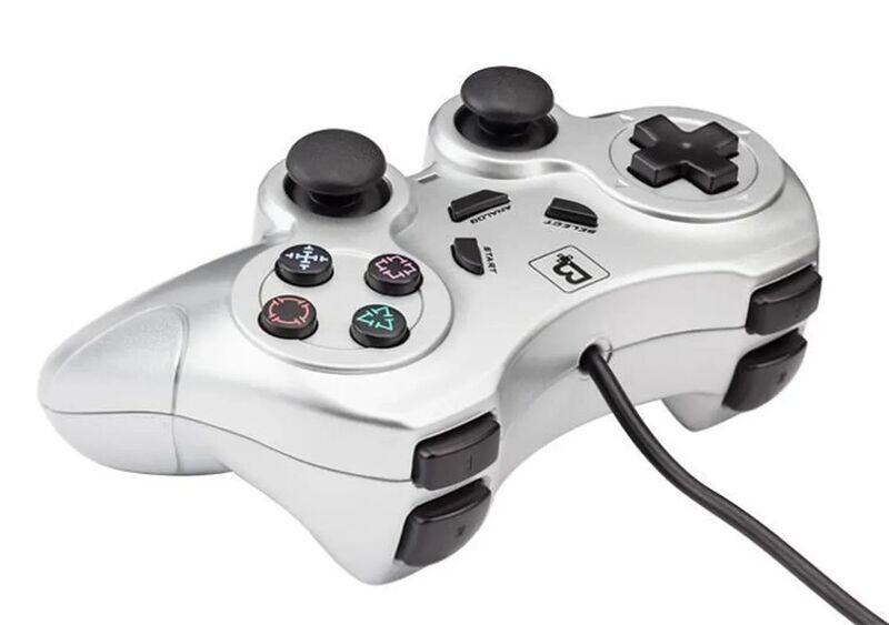 Manette Filaire Gris - Console "PS2" & "PS1"