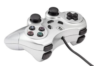 Manette Filaire Gris - Console "PS2" & "PS1"