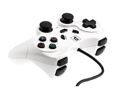 Manette Filaire Blanc - Console "PS2" & "PS1"