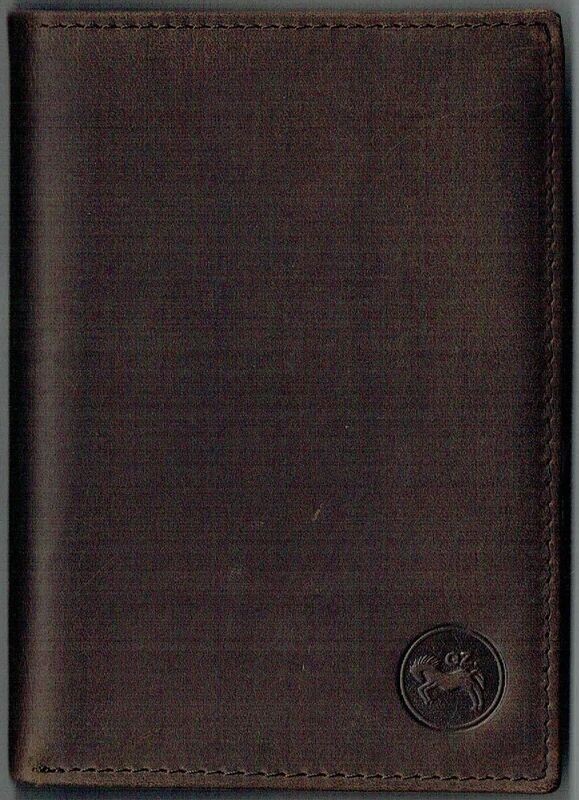Porte-Feuille 903 "Grand Format", De Couleur Chocolat Vieilli, Cuir de Vachette - Système RFID Anti-Transfère CB, Vertical