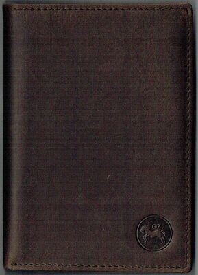 Porte-Feuille 903 "Grand Format", De Couleur Chocolat Vieilli, Cuir de Vachette - Système RFID Anti-Transfère CB, Vertical