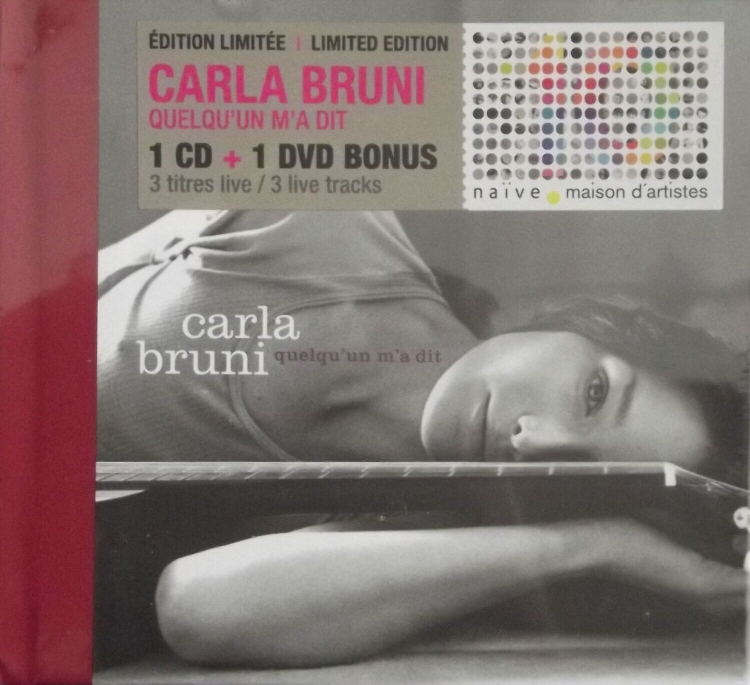 Carla Bruni - "Quelqu'un m'a dit" 12 Chansons + 1 Bonus DVD + 1 Livret avec les Textes Intégrales - CD