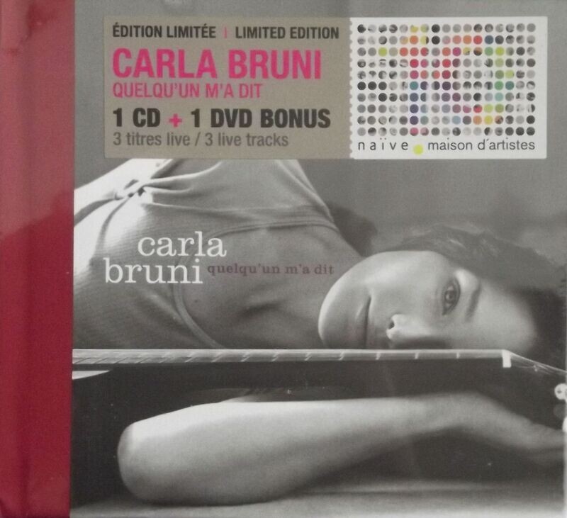 Carla Bruni - "Quelqu'un m'a dit" 12 Chansons + 1 Bonus DVD + 1 Livret avec les Textes Intégrales - CD