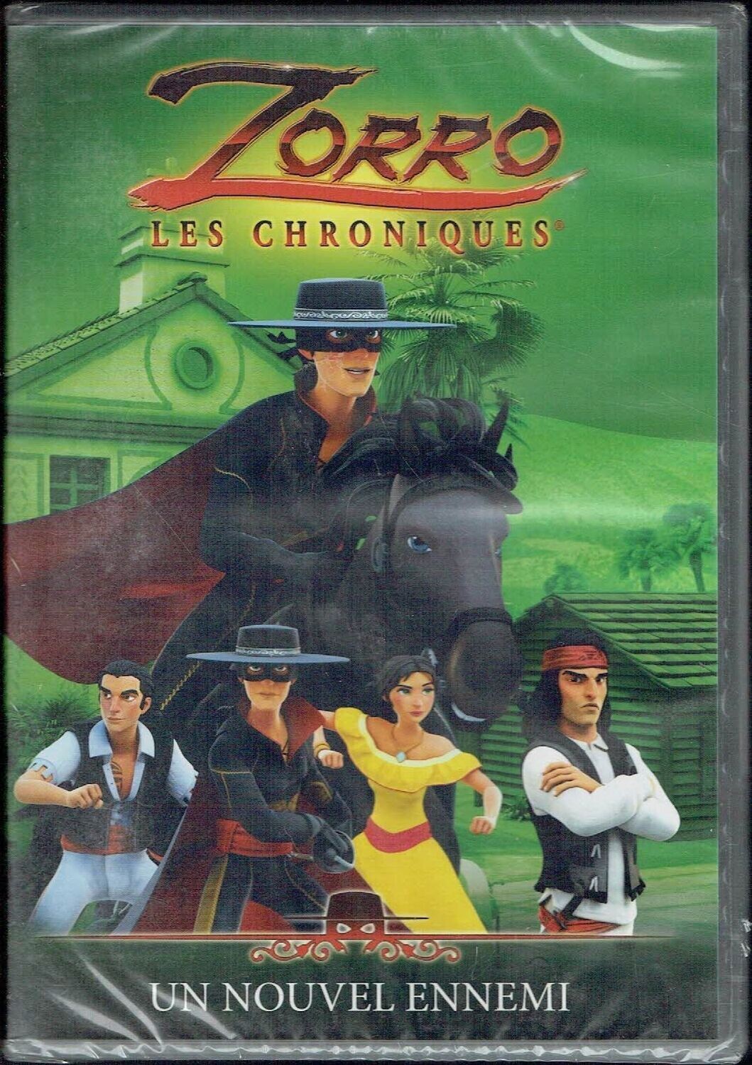 Les Chroniques de "Zorro" "Un Nouveau Ennemi" avec plus Cinq Autres  Épisodes à la pointe de l'épée - 1 DVD