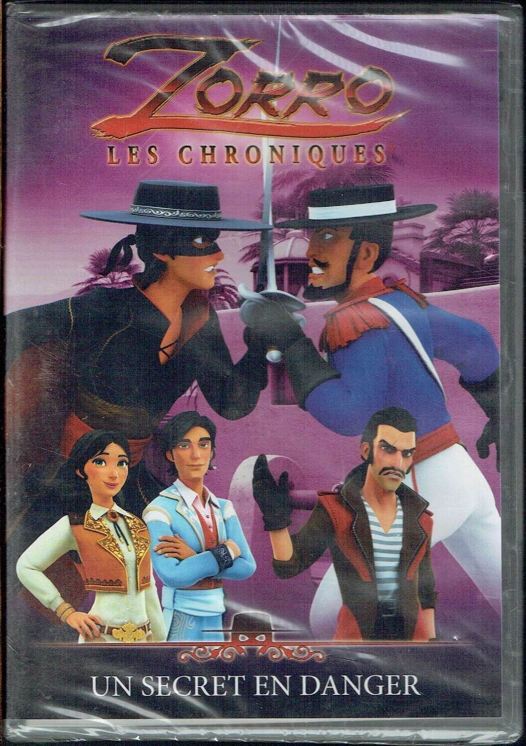 Les Chroniques de "Zorro" "Un Secret en Danger" avec plus Cinq Autres  Épisodes à la pointe de l'épée - 1 DVD