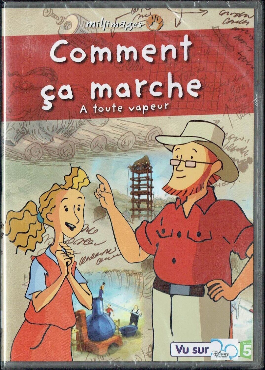 Comment ça Marche "A Toute Vapeur" Un Inventeur parmi les Habitants de l’Île Imaginaire, Au Temps des Mammouths- 1 DVD