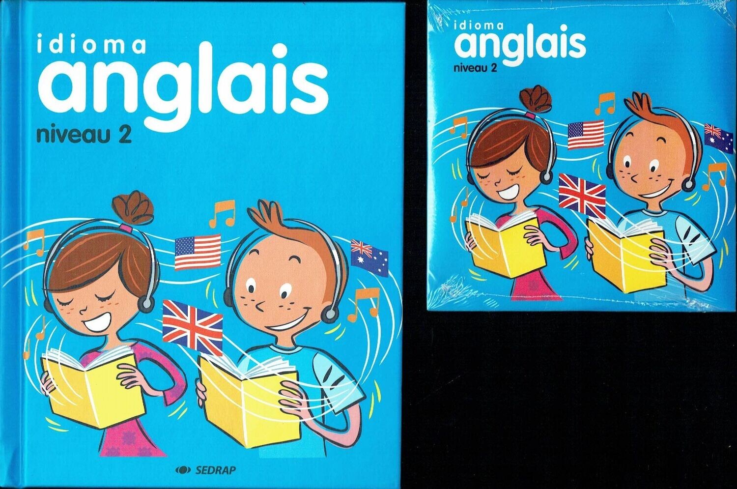 L'Apprentissage de l'Anglais, de Niveau 2 "Primaire", Dispositif Conçu par Aider les Enseignantes par "Idioma" avec un CD-Audio.