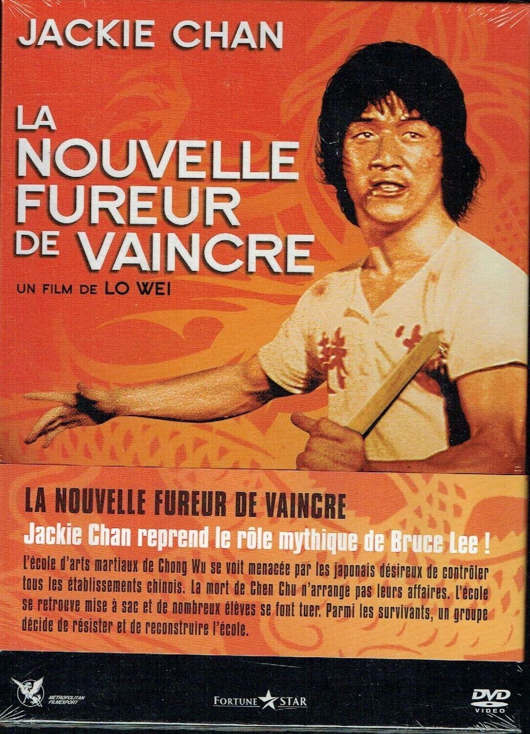 Jackie Chan- La Nouvelle Fureur de Vaincre - 1 DVD