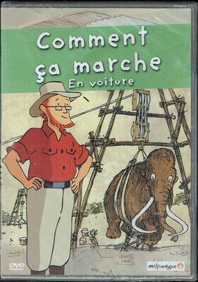 Comment ça Marche "En Voiture" Un Inventeur parmi les Habitants de l’Île Imaginaire, Au Temps des Mammouths- 1 DVD
